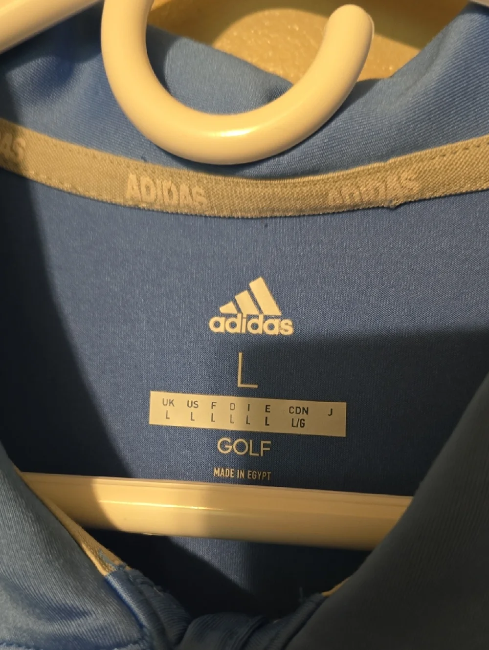 Adidas Golf Polo Shirt Blue Mens‎ Size Large
